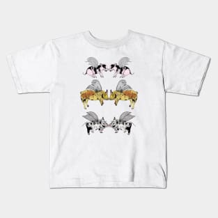 Pigs on a wing Kids T-Shirt